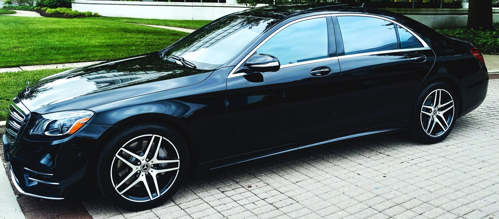 supreme black service sedan